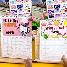 Load image into Gallery viewer, 2026 Here We F**king Go Again Calendar