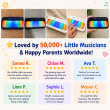 Load image into Gallery viewer, PianoPop™- Kids Educational Rainbow Piano