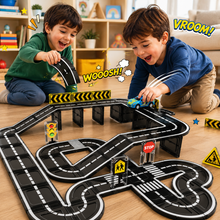 Load image into Gallery viewer, MagTrack™ - Kids Magnetic Road Set Kit