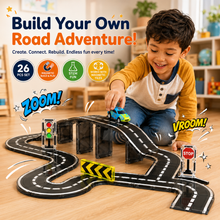 Load image into Gallery viewer, MagTrack™ - Kids Magnetic Road Set Kit