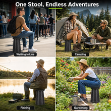 Load image into Gallery viewer, PopStool™ - Collapsible portable stool