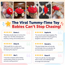 Load image into Gallery viewer, WiggleJiggle™ — Tummy Time Musical Crabby