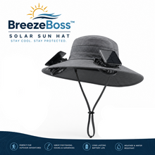 Load image into Gallery viewer, BreezeBoss™ - Solar Sun Hat
