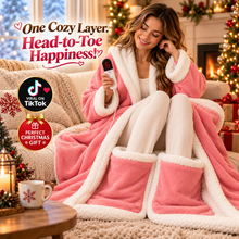 Load image into Gallery viewer, CozyHug™ - Wearable Heated Blanket with Foot Pockets