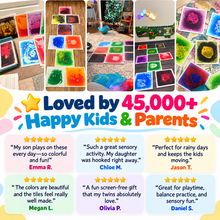 Load image into Gallery viewer, SquishySteps™ - Kids Liquid Sensory Activity Tiles