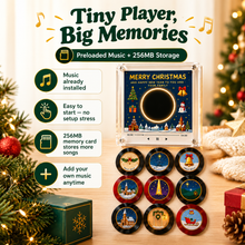 Load image into Gallery viewer, MerrySpin™️ - Christmas Magnetic Vinyl Player Set