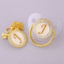 Load image into Gallery viewer, CrystalBling™️ - Personalised Baby Pacifier & Clip