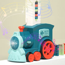 Load image into Gallery viewer, Build&Beyond - Train Dominoes Set
