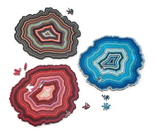 Load image into Gallery viewer, Wooden Puzzle Geode