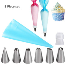 Load image into Gallery viewer, Professional Piping Set - 8 Nozzles and 1 Piping Bag