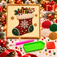 Load image into Gallery viewer, JingleBeads™ — DIY Christmas Pearl Art Kit
