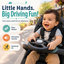 Load image into Gallery viewer, BuggyBuddy™ - Baby stroller steering wheel
