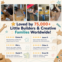 Load image into Gallery viewer, BuildBox™ - Kids Cardboard Construction Kit
