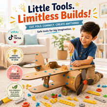 Load image into Gallery viewer, BuildBox™ - Kids Cardboard Construction Kit
