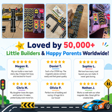 Load image into Gallery viewer, MagTrack™ - Kids Magnetic Road Set Kit
