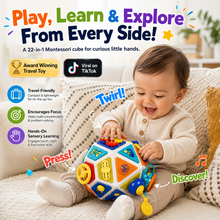 Load image into Gallery viewer, SenseSphere™ - 22 in 1 Montessori Cube
