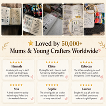 Load image into Gallery viewer, StitchTales™ — Embroidery Book for Mums &amp; Kids
