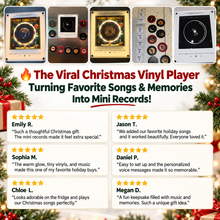 Load image into Gallery viewer, MerrySpin™️ - Christmas Magnetic Vinyl Player Set
