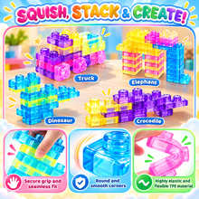 Load image into Gallery viewer, SquishyBlocks™ - Gummy Building Blocks for Kids
