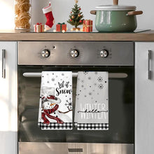 Load image into Gallery viewer, Cozy Christmas Kitchen Towels Set

