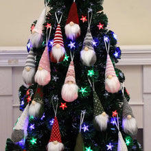 Load image into Gallery viewer, Cozy Christmas Gnome Trio – Plush Ornaments

