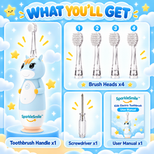 Load image into Gallery viewer, SparkleSmile™ - Kids Electric Toothbrush
