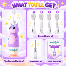 Load image into Gallery viewer, SparkleSmile™ - Kids Electric Toothbrush
